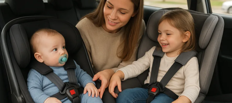 Kindersitz Wechsel bei Geschwisterkindern: So klappt der Uebergang ohne Stress