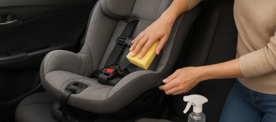 Kindersitzbezuege wechseln und reinigen: Schritt-fuer-Schritt Anleitung