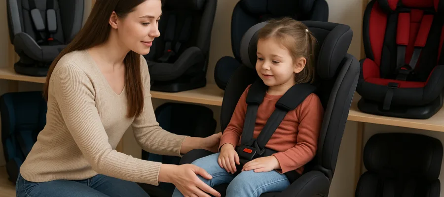 Wie waehle ich den richtigen Kindersitz fuer verschiedene Altersgruppen aus?