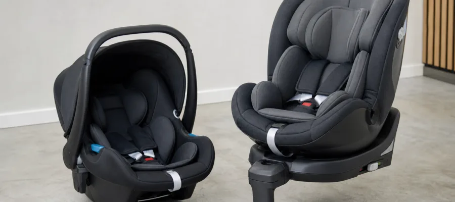 Babyschale oder Reboarder fuer Neugeborene: Was ist der optimale Kindersitz?